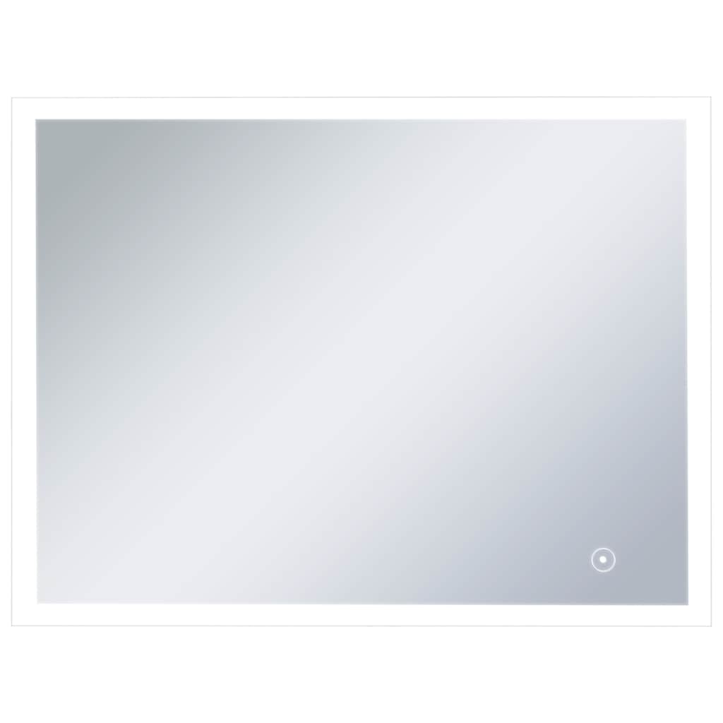 Baderomsspeil LED med berøringssensor 80x60 cm