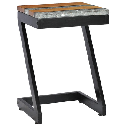 Salongbord Sofabord Tre heltre 30x30x50 cm og polyresin