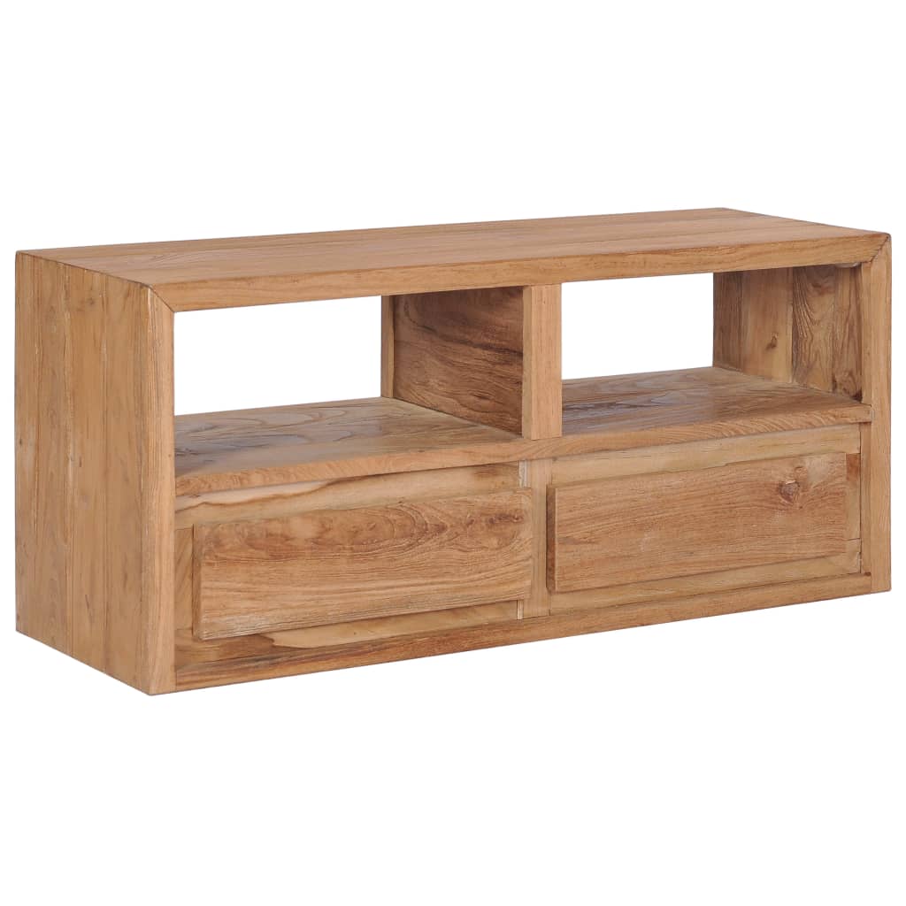 TV-benk 90x30x40 cm heltre teak