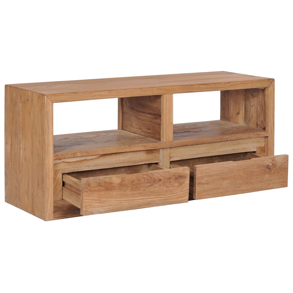 TV-benk 90x30x40 cm heltre teak