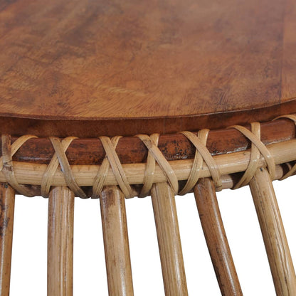 Salongbord Sofabord Tre naturlig rotting 2 stk