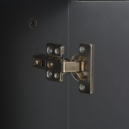 Skjenk Høyglans Grå 71x35x80 cm