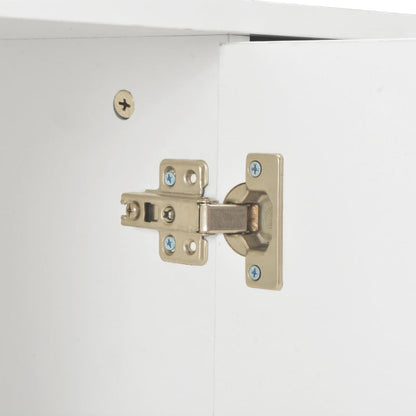 Skjenk Høyglans Hvit 107x35x80,5 cm