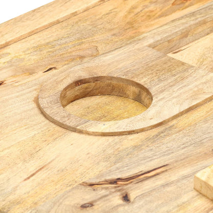 Salongbord Sofabord Tre Heltre Mango kassett-stil 100x52x45 cm