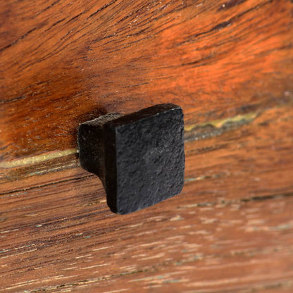 Nattbord Sengbord Tre Gjenvunnet Heltre 40x30x50 cm stål