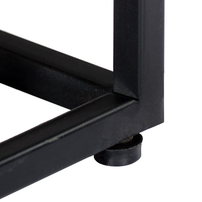 Nattbord Sengbord Tre Gjenvunnet Heltre 40x30x50 cm stål