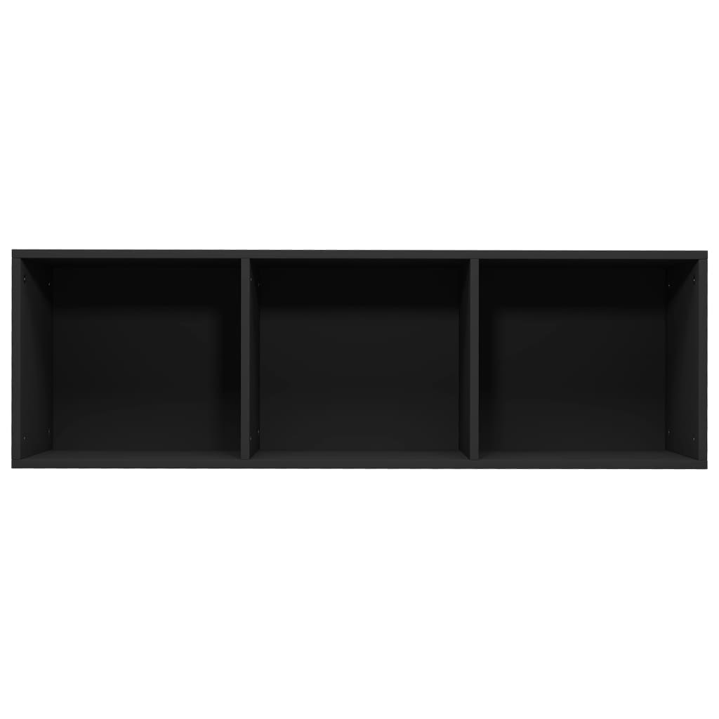 TV-benk svart 36x30x114 cm konstruert tre