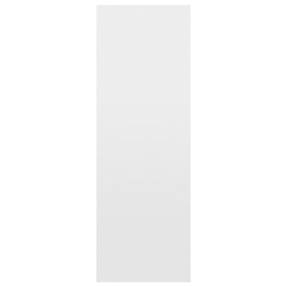 Bokhylle Høyglans Hvit 66x30x98 cm