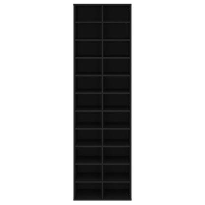 Skoskap Skohylle Skobenk Svart 54x34x183 cm