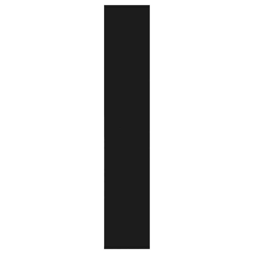 Skoskap Skohylle Skobenk Svart 54x34x183 cm