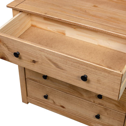 Skap Tre heltre furu 80x40x73 cm Panama Range