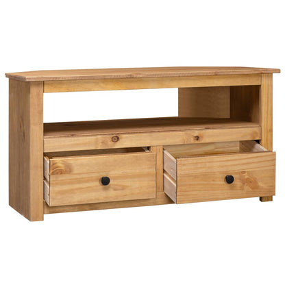 TV-hjørneskap 93x49x49 cm heltre furu Panama Range