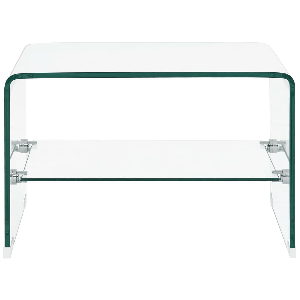 Salongbord Sofabord DIV. klart 50x45x33 cm herdet glass