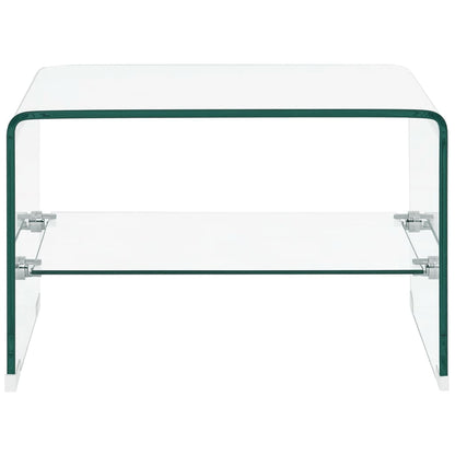 Salongbord Sofabord DIV. klart 50x45x33 cm herdet glass