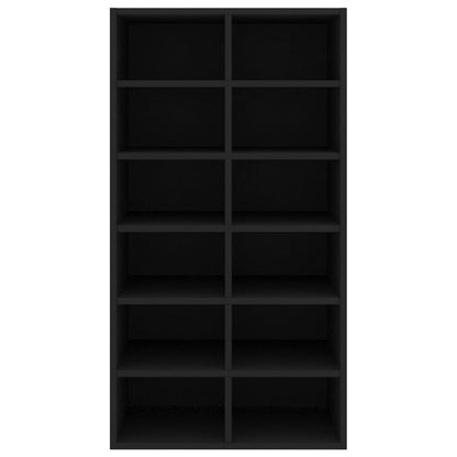 Skoskap Skohylle Skobenk Svart 54x34x100,5 cm