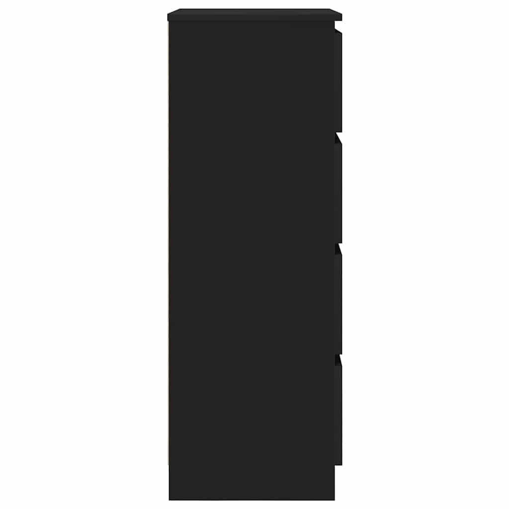 Kommode Svart 60x35x98,5 cm