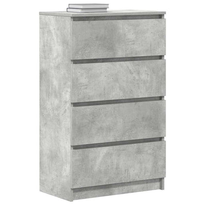 Kommode Betonggrå 60x35x98,5 cm