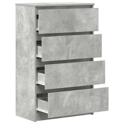 Kommode Betonggrå 60x35x98,5 cm