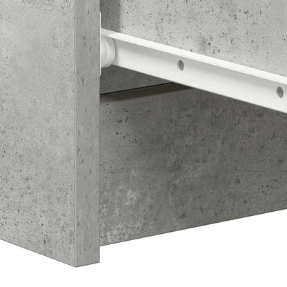 Kommode Betonggrå 60x35x98,5 cm