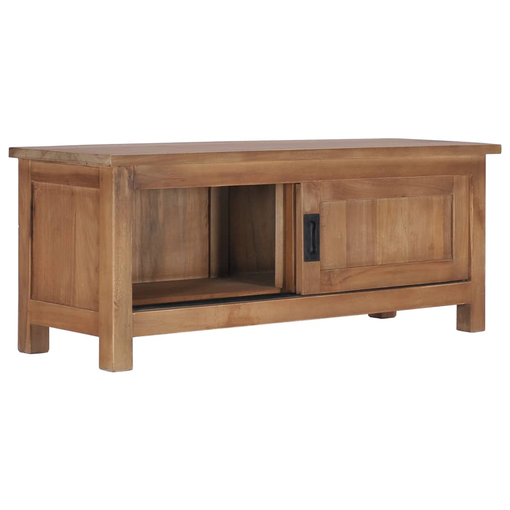 TV-benk 90x30x35 cm heltre teak