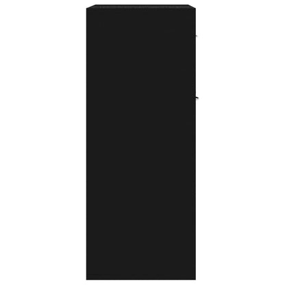 Skjenk Svart 60x30x75 cm