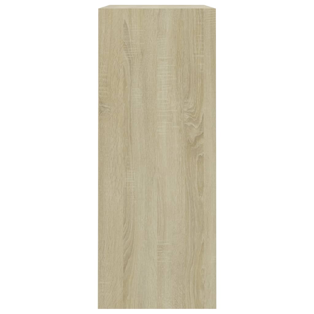 Bokhylle sonoma eik 80x30x76,5 cm konstruert tre