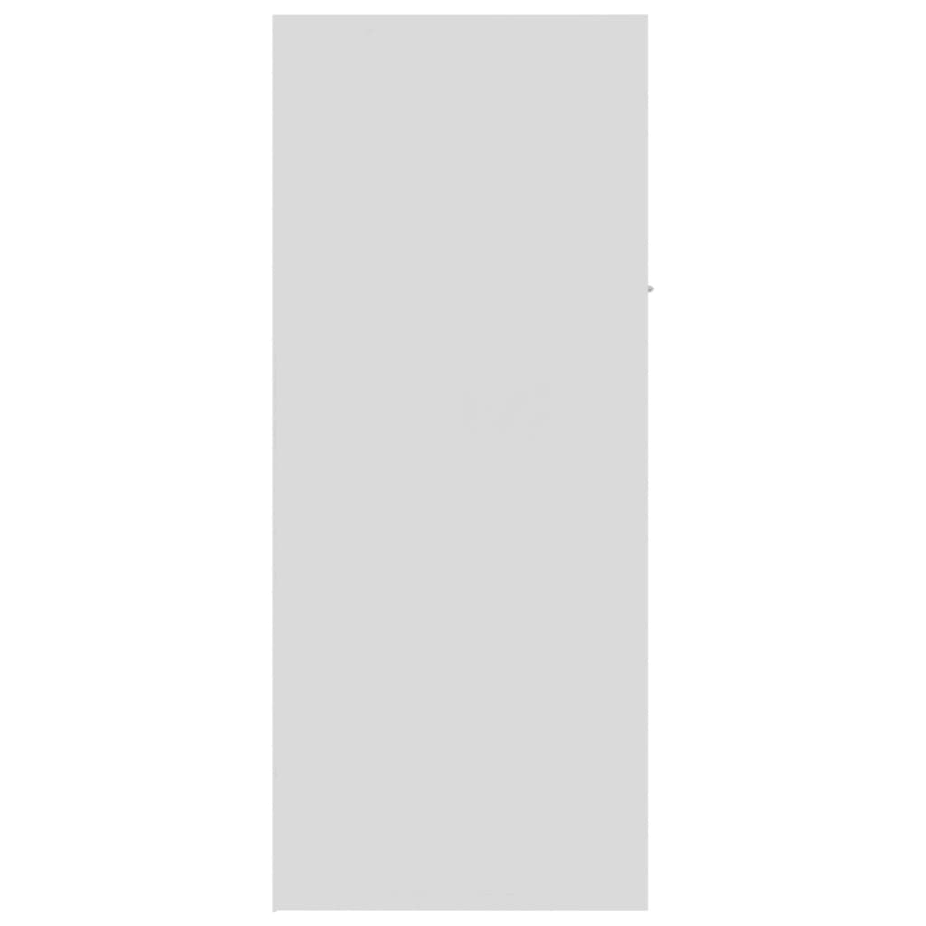 Skoskap Skohylle Skobenk Hvit 60x35x84 cm