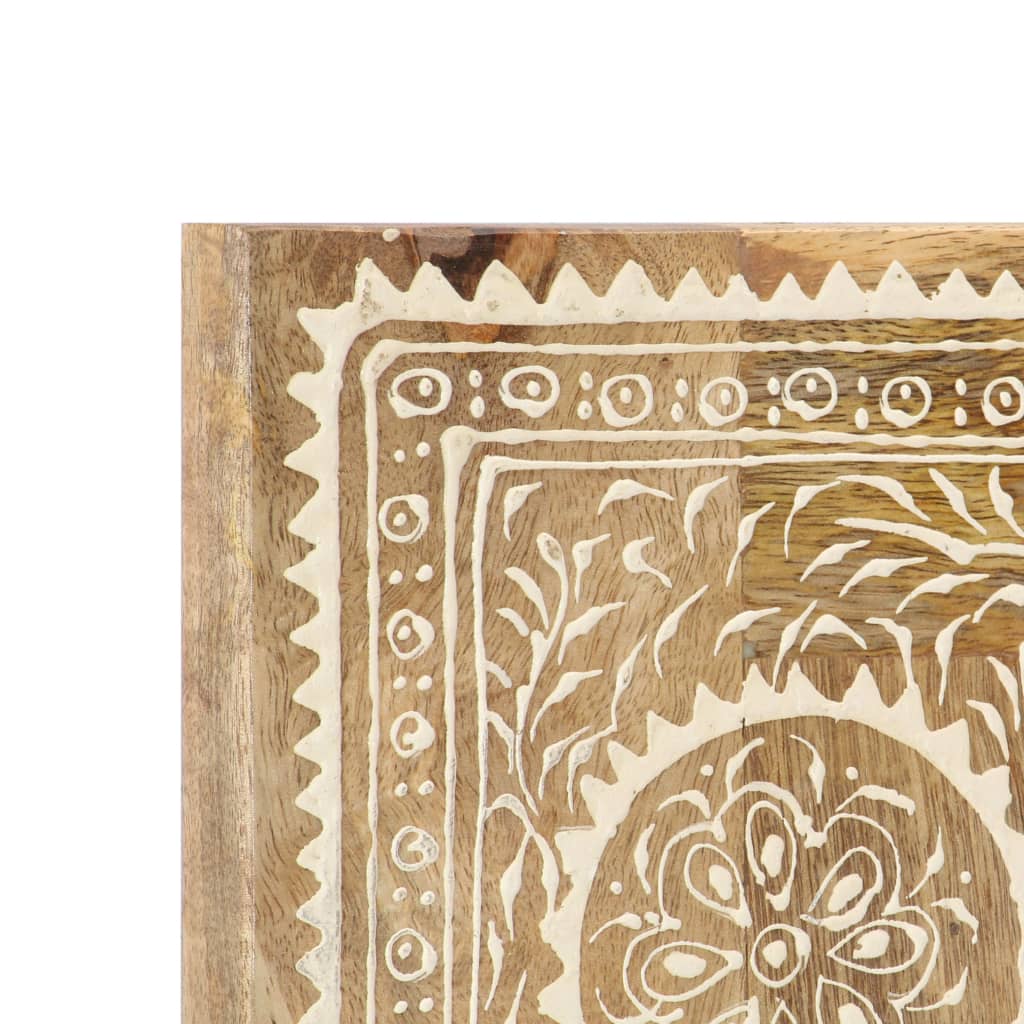 Håndmalt speil 40x55 cm heltre mango