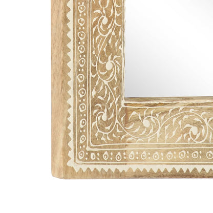 Håndmalt speil 40x55 cm heltre mango