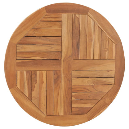 Bordplate heltre teak 2,5 cm 80 cm