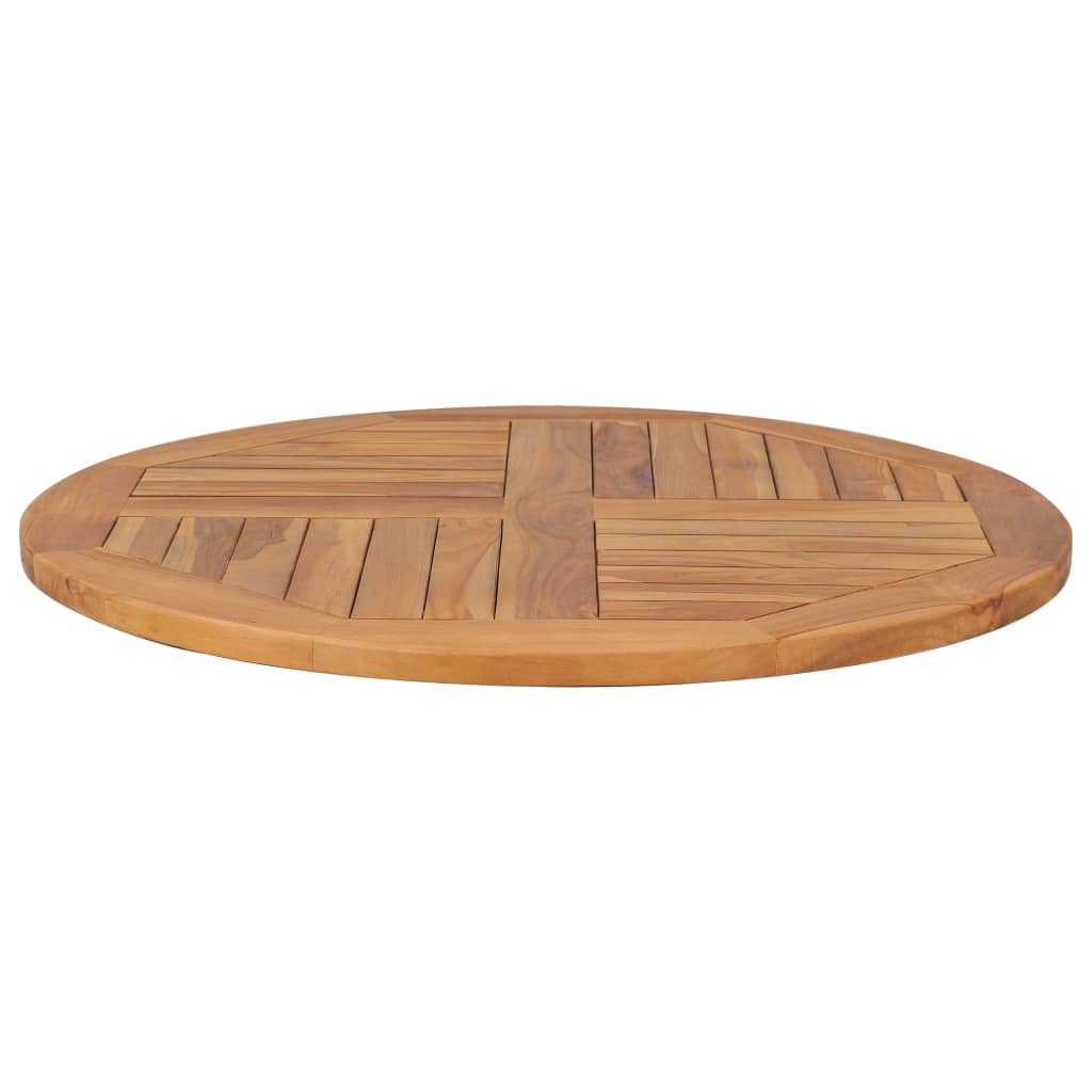 Bordplate heltre teak 2,5 cm 80 cm