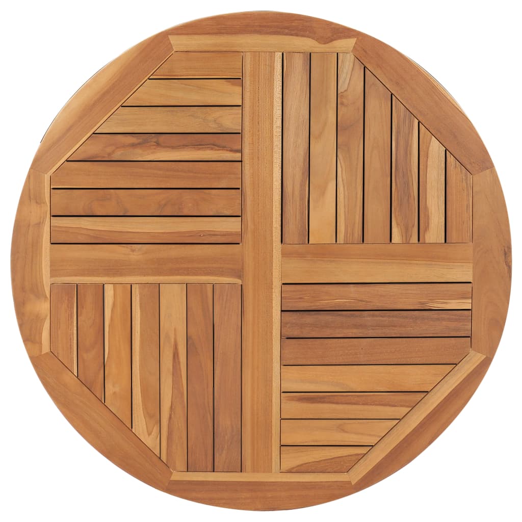 Bordplate heltre teak 2,5 cm 90 cm