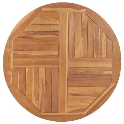 Bordplate heltre teak 2,5 cm 90 cm