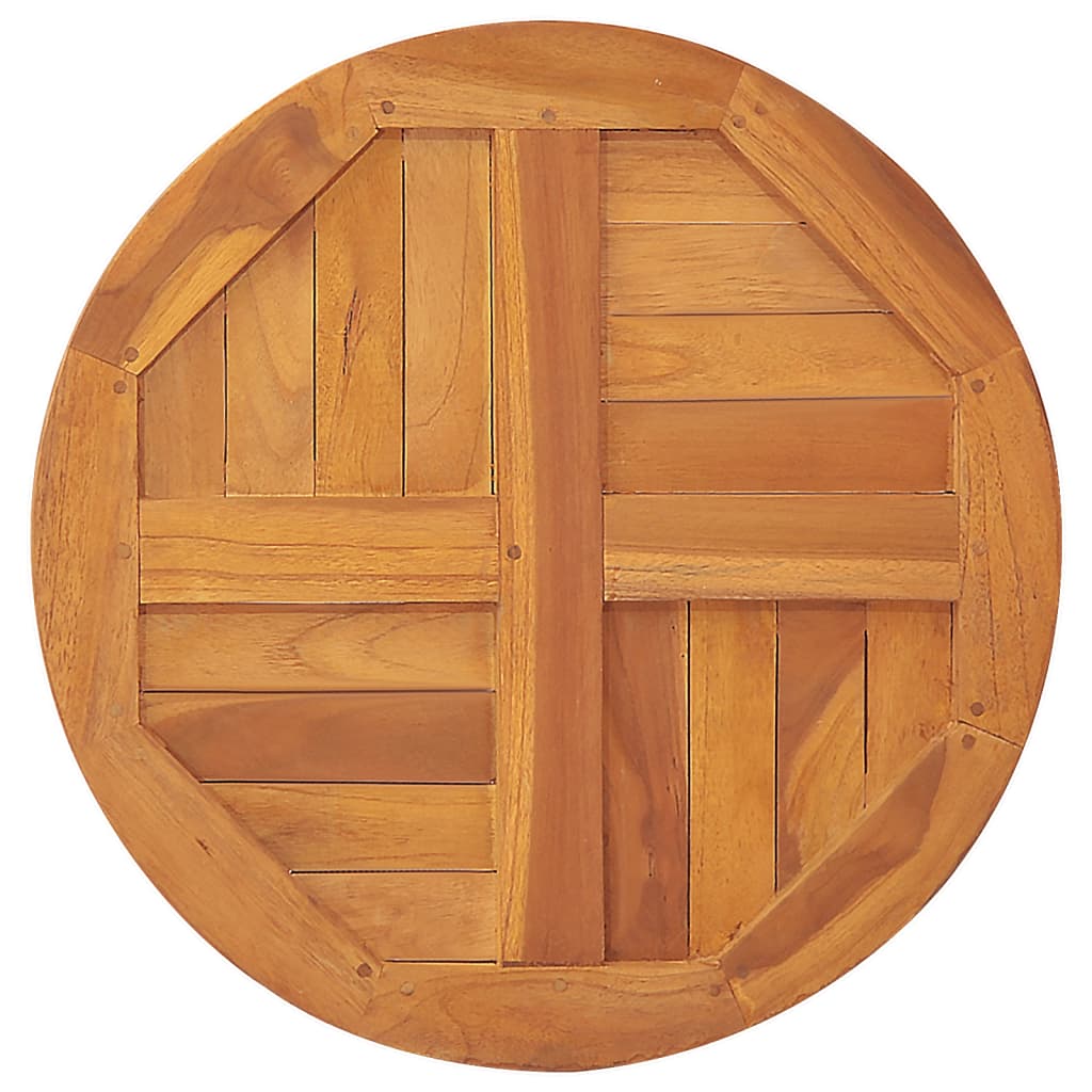 Bordplate heltre teak 2,5 cm 90 cm