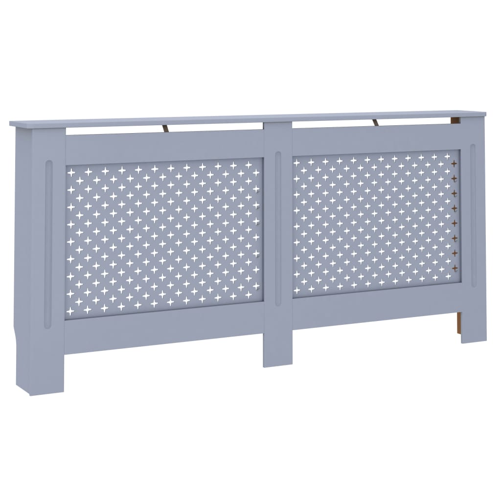 Radiatordeksel antrasitt 172x19x81,5 cm MDF