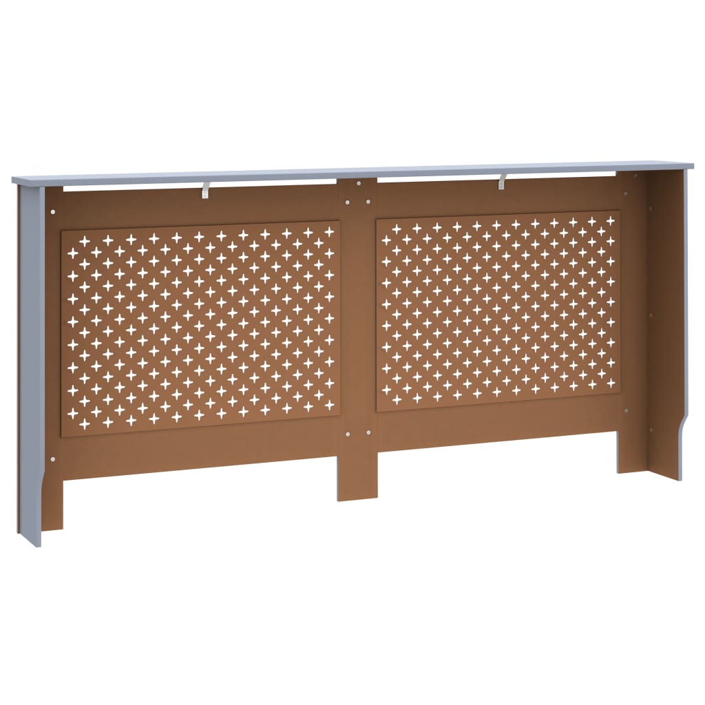 Radiatordeksel antrasitt 172x19x81,5 cm MDF