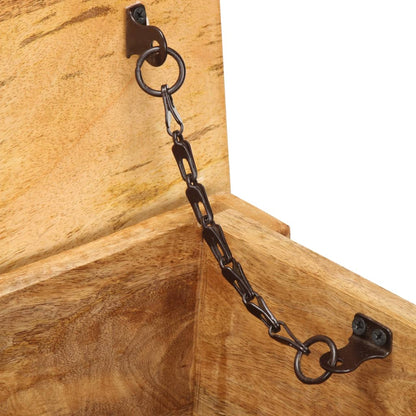 Oppbevaringskiste 99x35x48 cm heltre mango