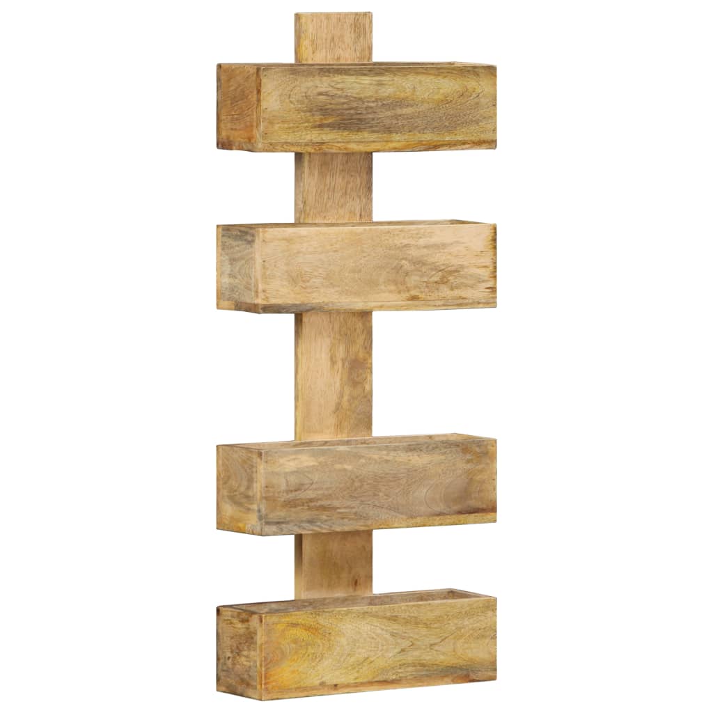 Magasinhylle Vegghengt 30x11x72 cm heltre mango