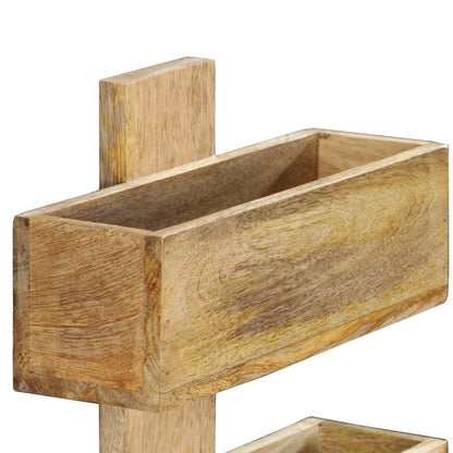 Magasinhylle Vegghengt 30x11x72 cm heltre mango