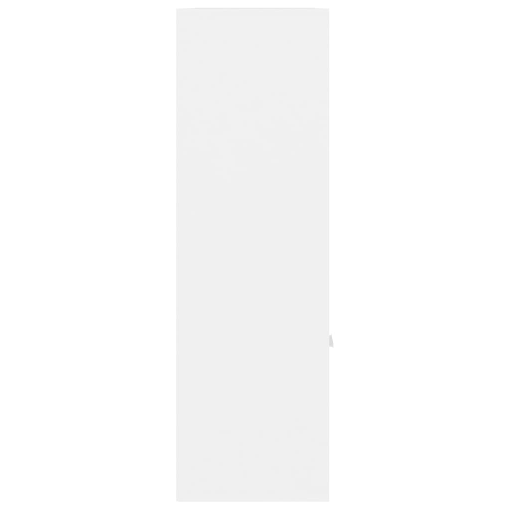 Bokhylle Hvit 98x30x98 cm