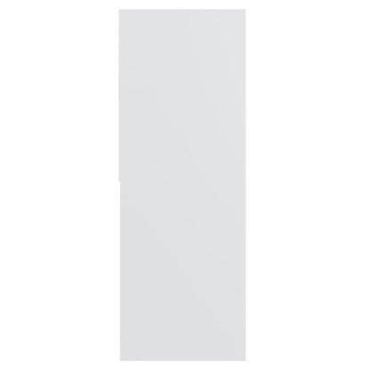 Bokhylle Hvit 67x24x161 cm