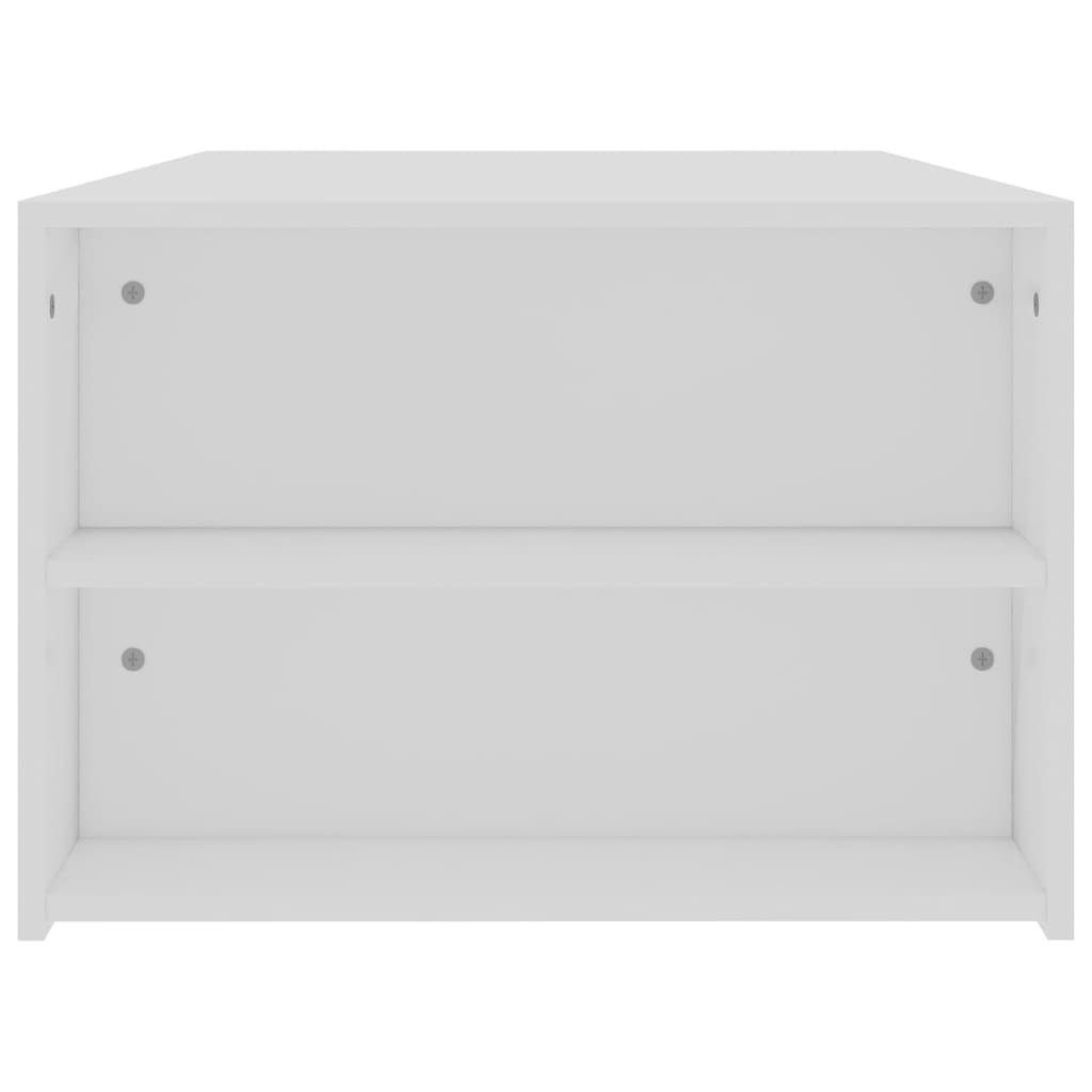 Salongbord Sofabord Hvit 100x60x42 cm