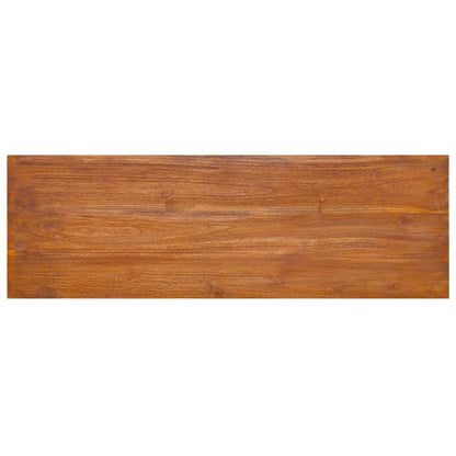 TV-benk Veggmontert 90x30x30 cm heltre teak