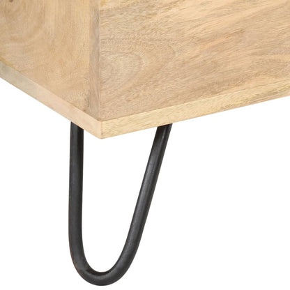 Oppbevaringskiste 90x40x45 cm heltre mango