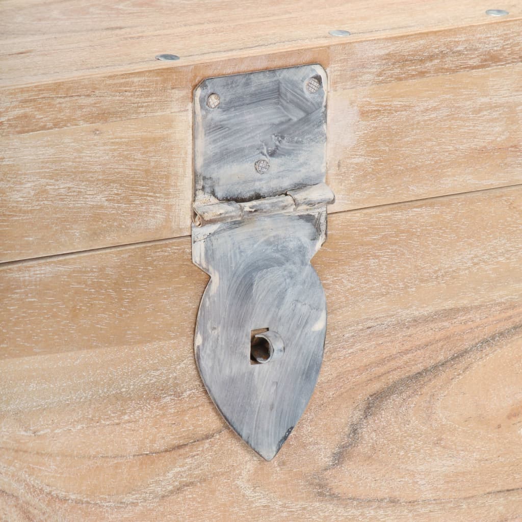 Oppbevaringskiste 40x40x40 cm heltre akasie