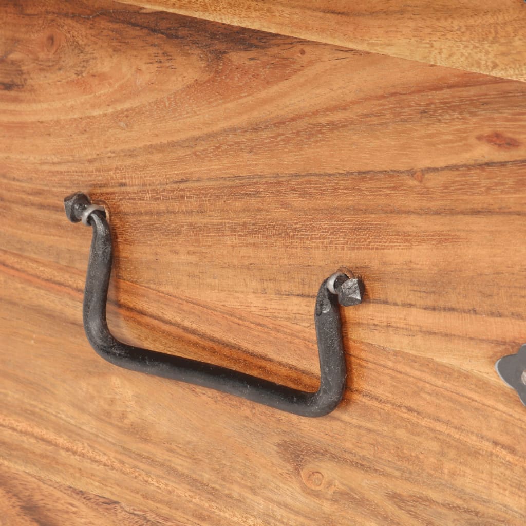 Oppbevaringskiste 40x40x40 cm heltre akasie