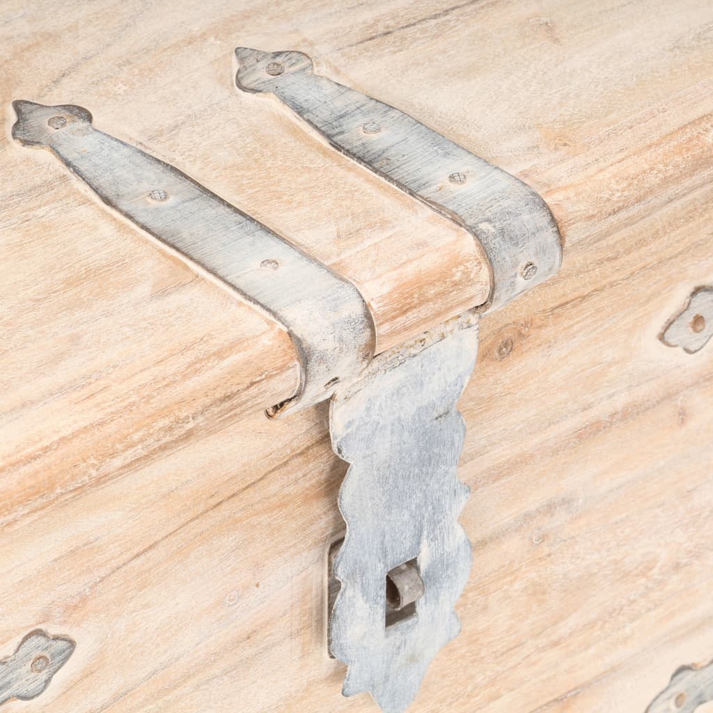 Oppbevaringskiste 40x40x40 cm heltre akasie