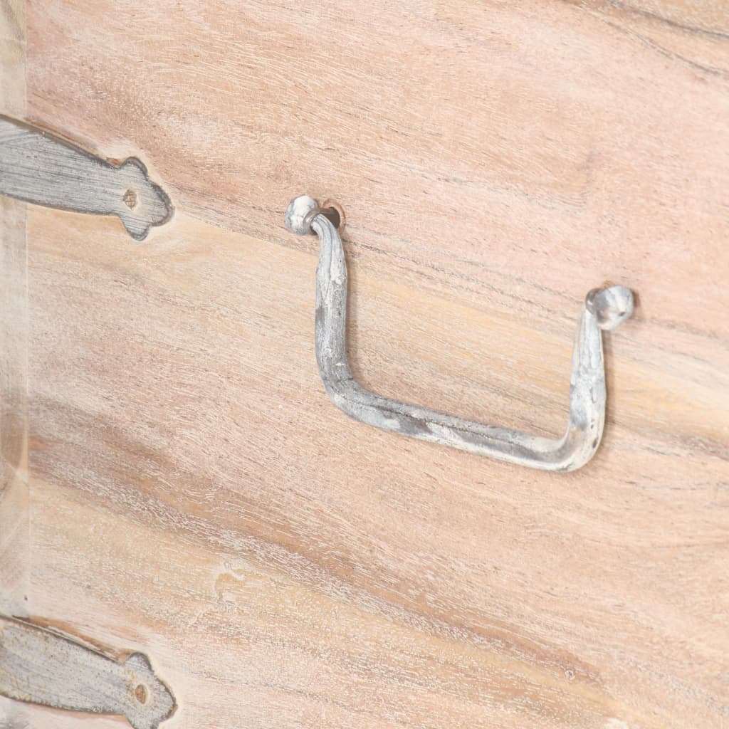 Oppbevaringskiste 40x40x40 cm heltre akasie