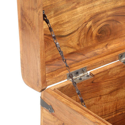 Oppbevaringskiste 40x40x40 cm heltre akasie