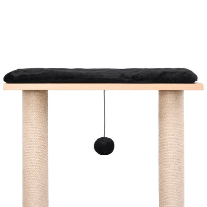 Kattemøbel Kattetre med klorematte i sisal 129 cm